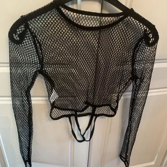 Ladies Size S Fishnet Top From Shein new - Picture 1 of 2